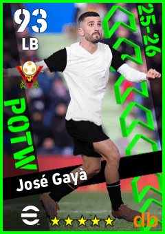 José Gayà — LB, OVR 93, MAX 93