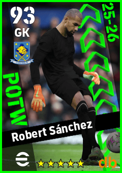 Robert Sánchez — GK, OVR 93, MAX 93
