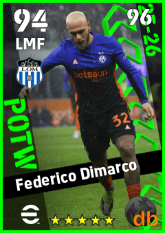 Federico Dimarco eFootball player card