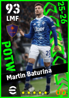 Martin Baturina — LMF, OVR 93, MAX 93