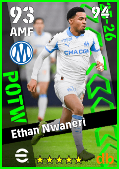 Ethan Nwaneri — AMF, OVR 93, MAX 94