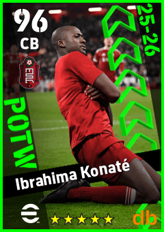 Ibrahima Konaté — CB, OVR 96, MAX 96