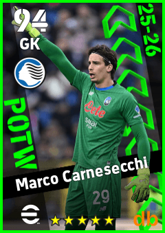 Marco Carnesecchi — GK, OVR 94, MAX 94