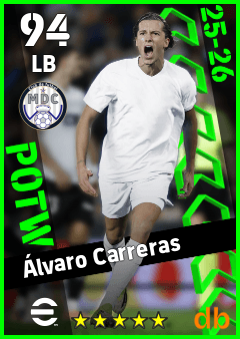 Álvaro Carreras — LB, OVR 94, MAX 94