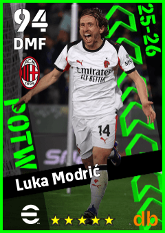 Luka Modrić eFootball player card