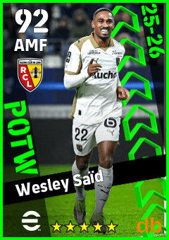 Wesley Saïd — AMF, OVR 92, MAX 92