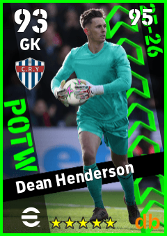 Dean Henderson — GK, OVR 93, MAX 95