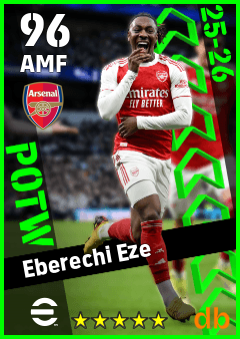 Eberechi Eze eFootball player card