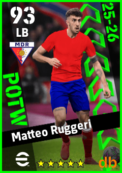 Matteo Ruggeri — LB, OVR 93, MAX 93