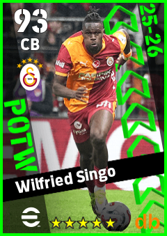 Wilfried Singo — CB, OVR 93, MAX 93