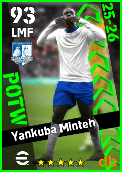 Yankuba Minteh — LMF, OVR 93, MAX 93