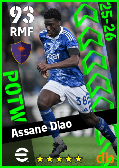 Assane Diao — RMF, OVR 93, MAX 93