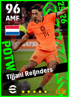 Tijjani Reijnders — AMF, OVR 96, MAX 96