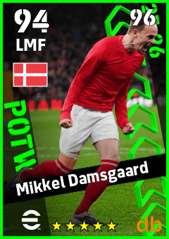 Mikkel Damsgaard — LMF, OVR 94, MAX 96