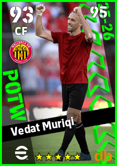 Vedat Muriqi — CF, OVR 93, MAX 95