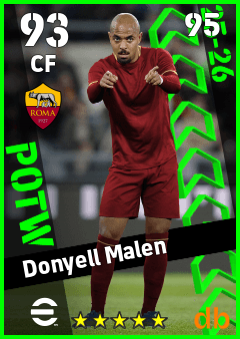 Donyell Malen eFootball player card