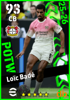 Loïc Badé — CB, OVR 93, MAX 93