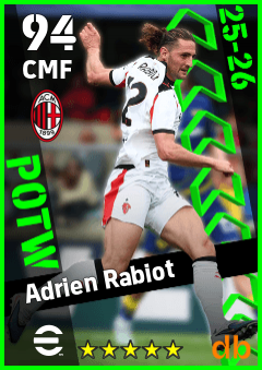 Adrien Rabiot — CMF, OVR 94, MAX 94