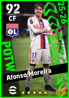 Afonso Moreira — CF, OVR 92, MAX 92