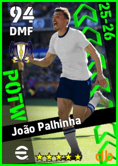 João Palhinha — DMF, OVR 94, MAX 94