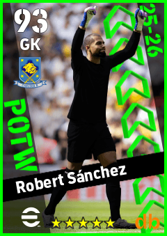 Robert Sánchez — GK, OVR 93, MAX 93