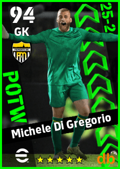 Michele Di Gregorio — GK, OVR 94, MAX 94