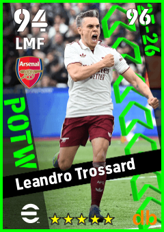 Leandro Trossard — LMF, OVR 94, MAX 96
