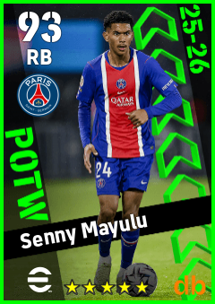 Senny Mayulu — RB, OVR 93, MAX 93