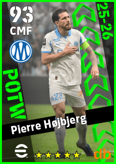 Pierre Højbjerg — CMF, OVR 93, MAX 93