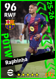 Raphinha eFootball player card
