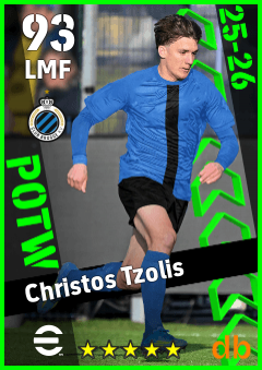 Christos Tzolis — LMF, OVR 93, MAX 93