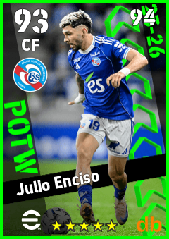 Julio Enciso — CF, OVR 93, MAX 94