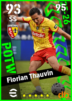 Florian Thauvin — SS, OVR 93, MAX 95