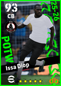 Issa Diop — CB, OVR 93, MAX 93