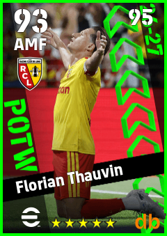 Florian Thauvin — AMF, OVR 93, MAX 95