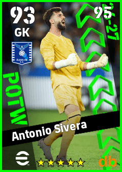 Antonio Sivera — GK, OVR 93, MAX 95