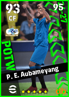 P. E. Aubameyang — CF, OVR 93, MAX 95