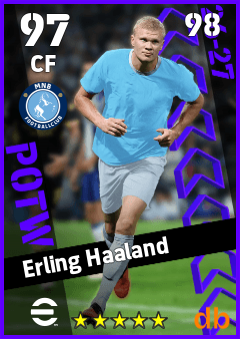 Erling Haaland eFootball player card
