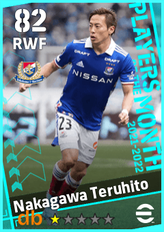Nakagawa Teruhito — RWF, OVR 82, MAX 82