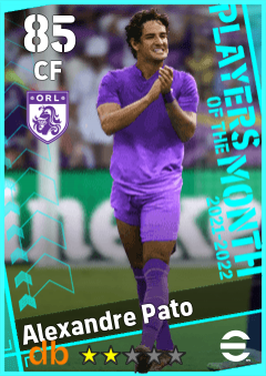 Alexandre Pato — CF, OVR 85, MAX 85