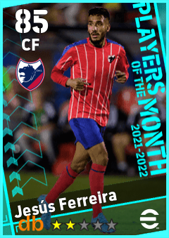 Jesús Ferreira — CF, OVR 85, MAX 85