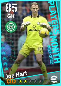 Joe Hart — GK, OVR 85, MAX 85