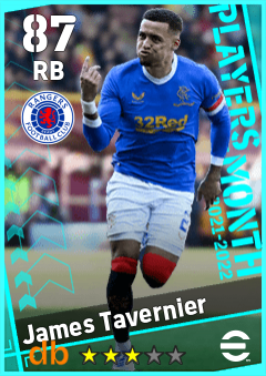 James Tavernier — RB, OVR 87, MAX 87