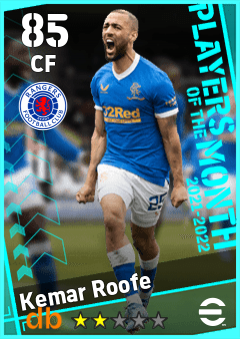 Kemar Roofe — CF, OVR 85, MAX 85