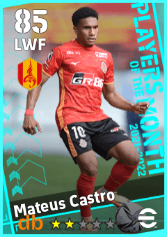 Mateus Castro eFootball player card