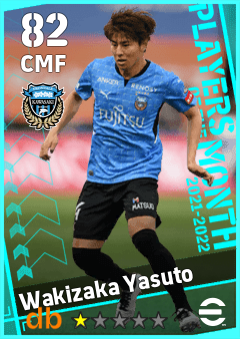 Wakizaka Yasuto — CMF, OVR 82, MAX 82