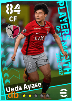 Ueda Ayase — CF, OVR 84, MAX 84