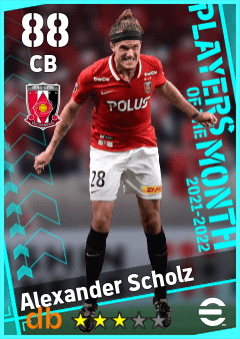 Alexander Scholz — CB, OVR 88, MAX 88
