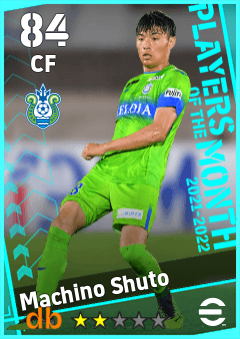 Machino Shuto — CF, OVR 84, MAX 84