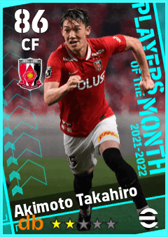Akimoto Takahiro — CF, OVR 86, MAX 86